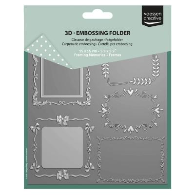 Vaessen Creative Embossing Folder - Dekorative Rahmen